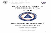 PROGRAMA INTERNO DE PROTECCIÓN CIVIL. 2020