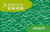 Balance Anual 2020 - PASUR