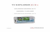 TV Explorer II / TV Explorer II+ Manual