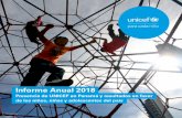 Informe Anual 2018 - UNICEF