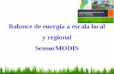 Balance de energía a escala local y regional SensorMODIS