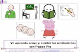 Yo aprendo a leer y escribir los sentimientos con Peppa Pig