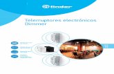 Telerruptores electrónicos Dimmer