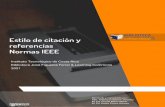 Estilo de citación y referencias Normas IEEE