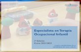 2021-2022 Especialista en Terapia Ocupacional Infantil