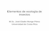 Algunos elementos sobre ecología de insectos