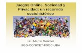 Lic. Martín Gendler IIGG-CONICET-FSOC-UBA