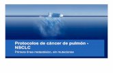 Protocolos de cáncer de pulmón - NSCLC
