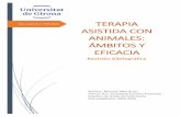TERAPIA ASISTIDA CON ANIMALES: ÁMBITOS Y EFICACIA