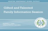Gifted and Talented Family Information Session