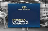 PRENSA DE DOBLE TORNILLO - haarslev-app.com