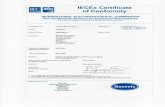 lECEx Certificate of Conformity - Kinetrol
