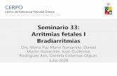 Seminario 33: Arritmias fetales I Bradiarritmias - uchile.cl