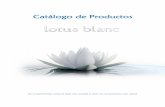 Catálogo de Productos Lotus Blanc