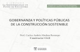 GOBERNANZA Y POLÍTICAS PÚBLICAS DE LA CONSTRUCCIÓN …