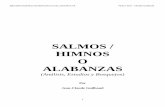 SALMOS / HIMNOS O ALABANZAS