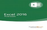 Excel 2016 Avanzado Couseware Guia de Instructor