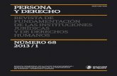 PERSONA ISSN: 0211-4526 Y DERECHO FACULTAD DE DERECHO ...