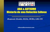 ABA & AUTISMO Historia de una Relación Exitosa