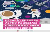 DESAFÍO EUROPEO ASTRO PI 2021/22 DIRECTRICES PARA …