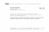Rec. CCITT Q.71 - SERVICIOS PORTADORES CONMUTADOS EN …