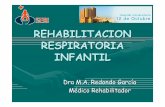 REHABILITACION RESPIRATORIA INFANTIL Dra Redondo