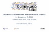 II Conferencia Internacional de Comunicación en Salud - CORE