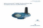 Rosemount 648 Transmisor de temperatura inalámbrico