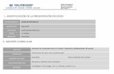 I.-IDENTIFICACIÓN DE LA PRESENTACIÓN 025/2020