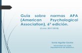 Guía sobre normas APA (American Psychological Association ...