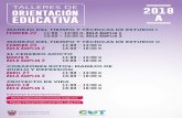 TALLERES DE ORIENTACIÓN 2018 EDUCATIVA A - UDG