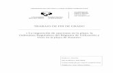 TRABAJO DE FIN DE GRADO « La imposición de sanciones en la ...