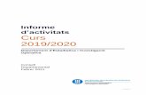 d’activitats Curs 2019/2020