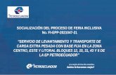 SOCIALIZACIÓN DEL PROCESO DE FERIA INCLUSIVA No. FI-EPP ...
