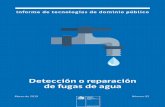 Detección o reparación de fugas de agua - INAPI