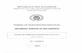 REPUBLlCA DEL ECUADOR INSTITUTO DE ALTOS ESTUDIOS …