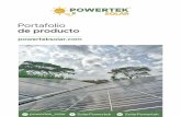 Portafolio de producto - Powertek Solar