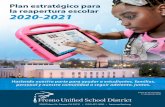 Plan estratégico para la reapertura escolar 2020-2021