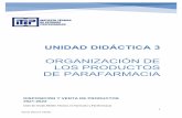 UT. 3. Oragnización de los productos de parafarmacia