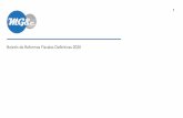Boletín de Reformas Fiscales Definitivas 2020