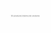 El producto interno de vectores - UNAM