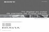 TV digital en color de pantalla de cristal líquido - Sony