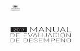 2017 MANUAL DE EVALUACIÓN DE DESEMPEÑO