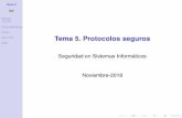 Tema 5. Protocolos seguros