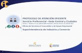 PROTOCOLO DE ATENCIÓN EFICIENTE Servicio Preferencial Sede ...