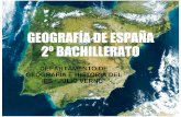 GEOGRAFÍA DE ESPAÑA 2º BACHILLERATO