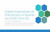 Atención especializada del Paciente COVID 19 en la UCI