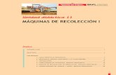 Unidad didáctica 11 MÁQUINAS DE RECOLECCIÓN I