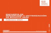 ENCUESTA DE PERCEPCIÓN Y VICTIMIZACIÓN DE BOGOTÁ 2020 ...