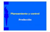 Planeamiento y Control - Producción